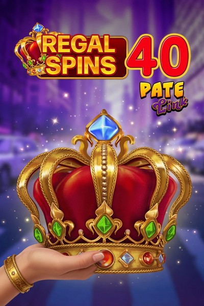 Regal Spins 40 Pate Link slot at Kingmaker Casino